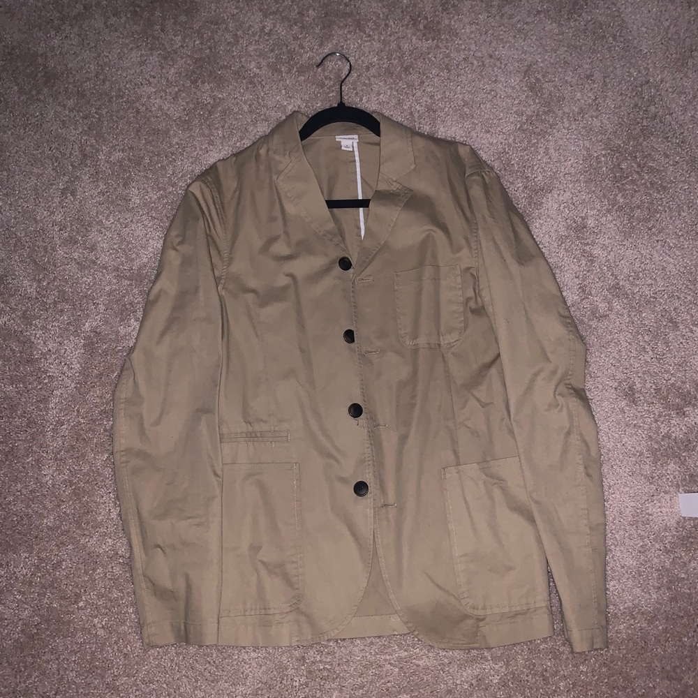 Tan blazer/ trench never worn